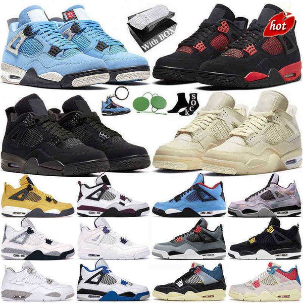 

basketball shoes men basketball shoes jumpman 4s red thunder university blue sail black cat cactus jack 4 bordeaux mens womens outdoor sport