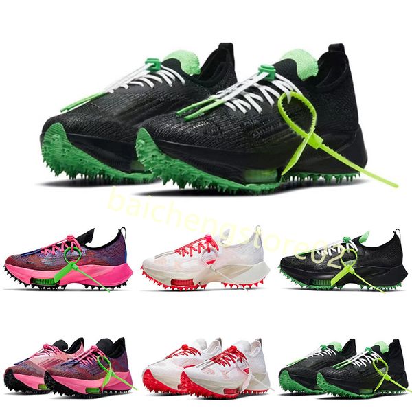 

tempo next% x white mens running shoes racer blue pink glow black scream green white solar red men designer trainers women sneaker b9