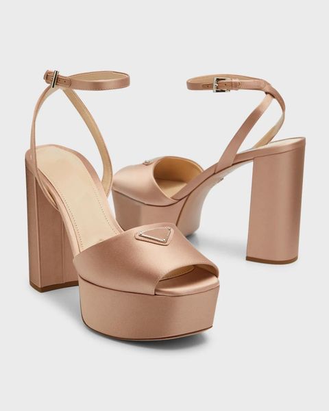 

milano shoes silk ankle-strap platform sandals perfect high heel fashion sandals, Black