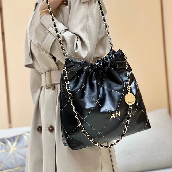 

designer 22 tote bag luxury shopping bags as3260 calfskin shoulder bags 10a mirror quality 22 small handbag with box c016