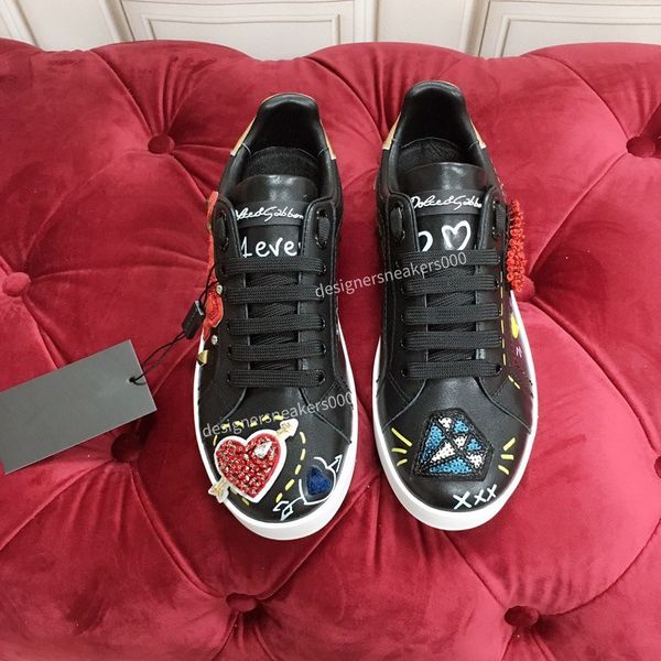 

2023 luxury fashion men women casuals shoes flat sneakers low elastic super quality casual walk athletic shoes, Black