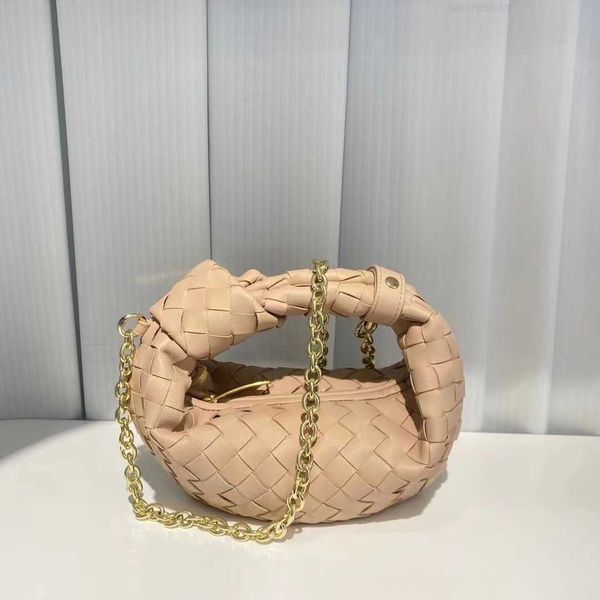

botega venates jodie mini teen intrecciato pouch handwoven cloud small design leather oneshoulder messenger chain fashion women's bag z