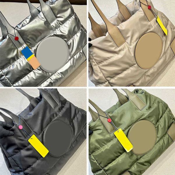 

totes shoulder bags luxury handbag down tote bag women large square women's designer capacity shopping handbags 220907