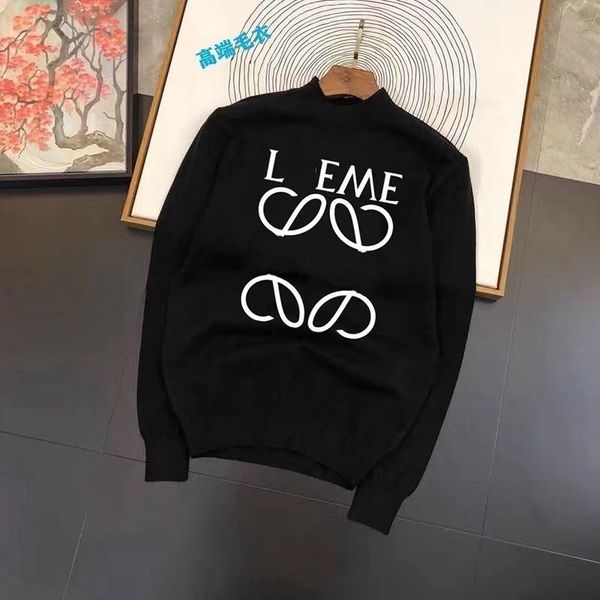 

fashion brand hoodies for men sweatshirts lowe cashmere jacket 2023 autumn winter embroidery couple college ins tracksuits brands 1iy3, Black