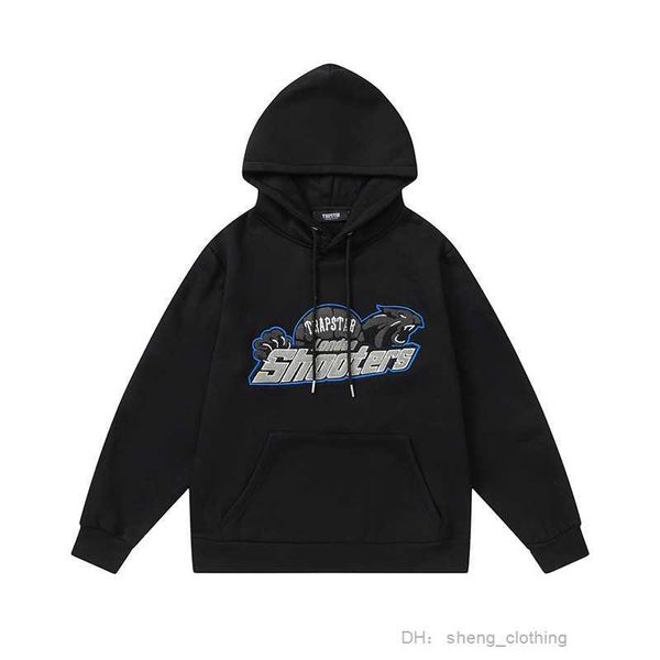 

trapstar men's hoodies & hoodie fashion sportwear men women jogger size s-xl dtvf, Black
