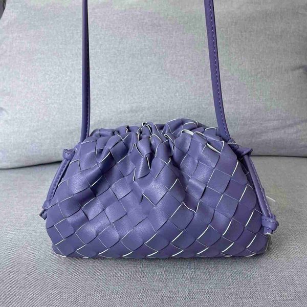 

botega venates jodie mini teen intrecciato pouch style pleated wind woven cloud leather single shoulder messenger hand bag magnetic button d