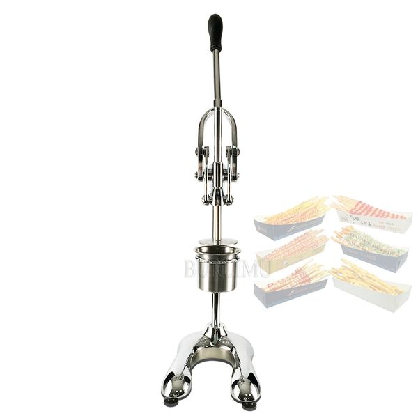 Long Potato Strip Extruder Mashed Potatoes French Fries Maker Machine Manual Potato Making Machine Manual Potato Forming Tool