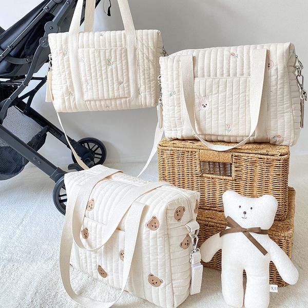 

diaper bags portable maternity bag for baby diaper maternal mommy bag quilted nappy maternity packs toiletry luggage bag travel tote large 2