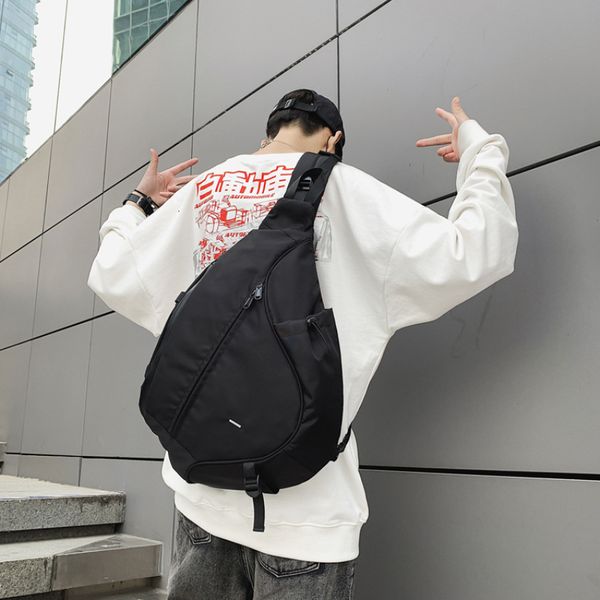 

waist bags hiphop tooling messenger men's trendy brand largecapacity japanese personality street sports chest shoulder handbags 230323
