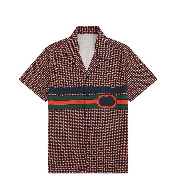

men's women's casual shirt summer hawaiian style button polo collar open front short sleeve plus size shirt brand designer designe, White;black
