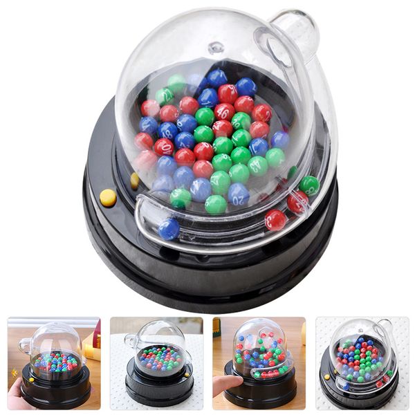 

other toys 1 set fortunate number picking machine lottery ball bingo game 230323