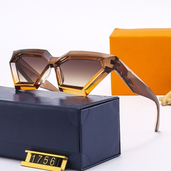 

2023 luxury designer brand sunglasses designer sunglass eyeglass women men glasses womens sun glass uv400 lens with box, White;black