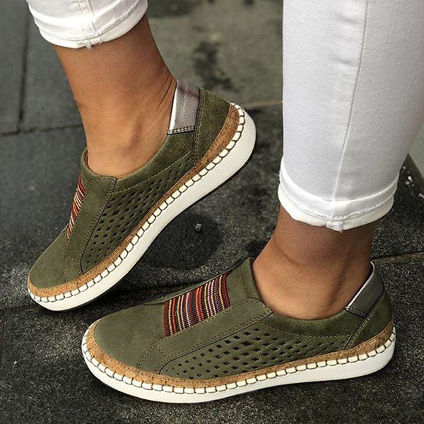 

dress shoes women slip on sneakers shallow loafers vulcanized shoes breathable hollow out casual ladies shoes woman plus size dropship 23032, Black