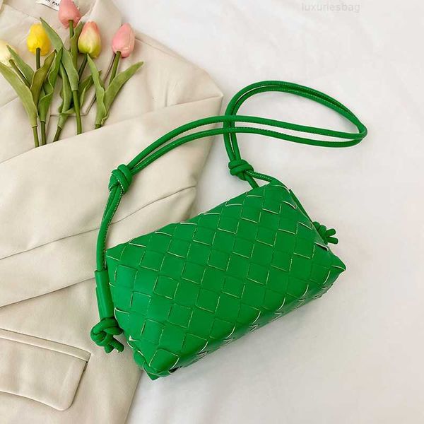 

botega venates jodie mini teen intrecciato pouch personalized ins diamond plaid woven small square bag fashionable texture soft leather hand