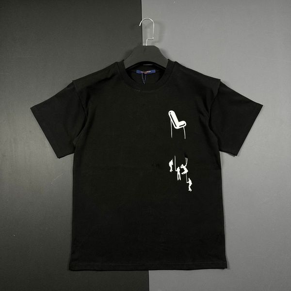 

men's t-shirts tshirt men s women designer t shirts short summer fashion casual with brand letter designers t-shirtfashion casual men&#, White;black