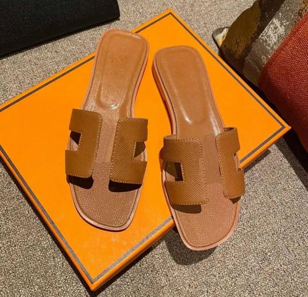 

oran sandal women summer slippers patent leather lychee crocodile skin maroon fonce khaki triple white brown classic black men slides fashio