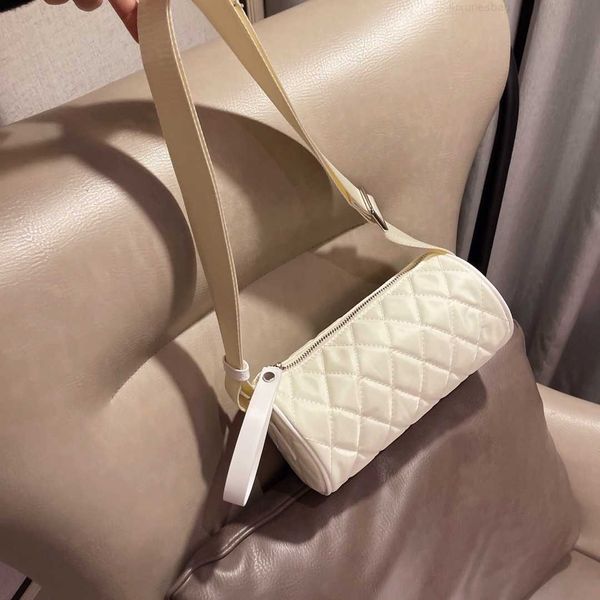 

botega venates jodie mini teen intrecciato pouch net red same style oxford cloth diamond cylinder sports leisure pillow crossbody bag t30i