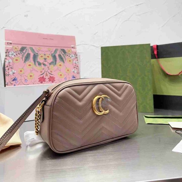 

marmont quilted mini handbag totes bags hobo shoulder designer real leather thread fashion weekender bag for women chains crossbody