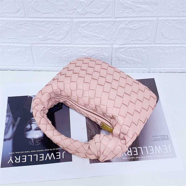 

botega venates jodie mini teen intrecciato pouch r knotting crescent moon female dumpling advanced feeling ox horn solid color handbag woven