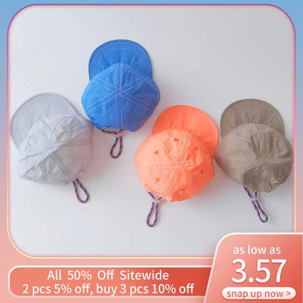 

caps hats solid color baby baseball cap new spring summer adjustable infant girl boy visor hat outdoor soft quick dry casual kids sun caps p, Yellow