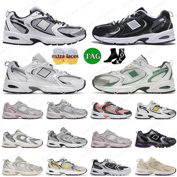 

new ballance 530 running shoes for mens women platform sneakers white nightwatch green metallic silver designer mb530 bb530 athletic trainer, Black
