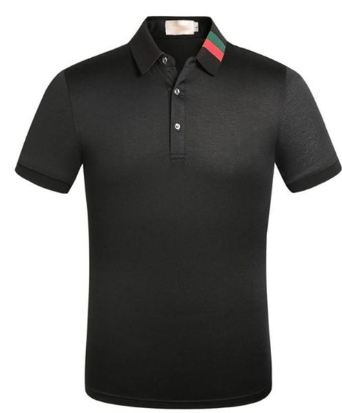

summer men's polos t-shirts cotton shirts solid color short sleeve slim breathable men's streetwear, White;black