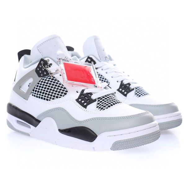

basketball designer shoes 4s light smoke grey retro gs casual lifestyle shoes with original box