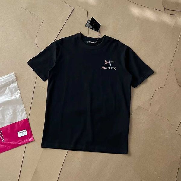 

arc'teryss t shirt arc men s tee spring and summer new couple leisure outdoor mountaineering short sleeve 23ss 5xd2, White;black