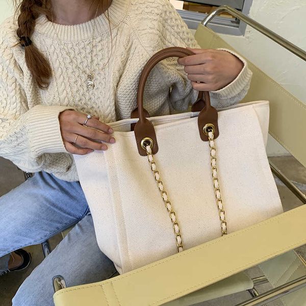 

stuff sacks bag new french portable bag single shoulder canvas large capacity versatile tote female