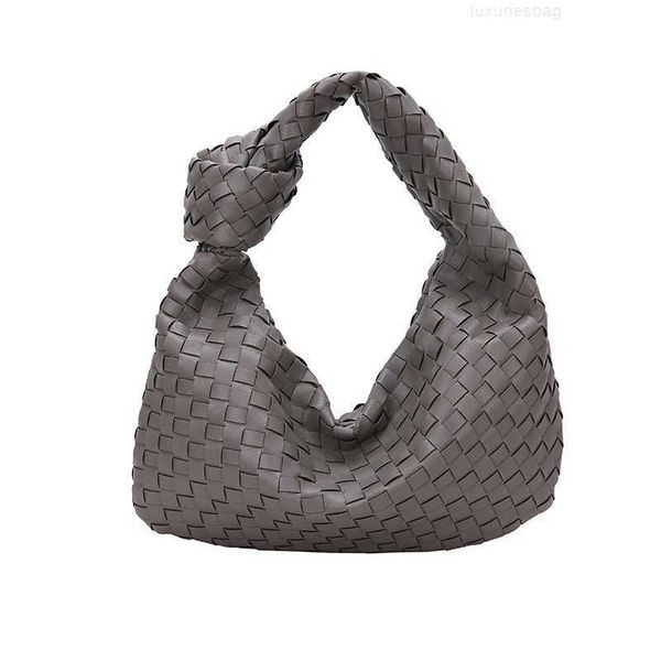 

botega venates jodie mini teen intrecciato pouch spring and summer woven cloud pu dumpling leisure knot handbag oxhorn bun 4k4q