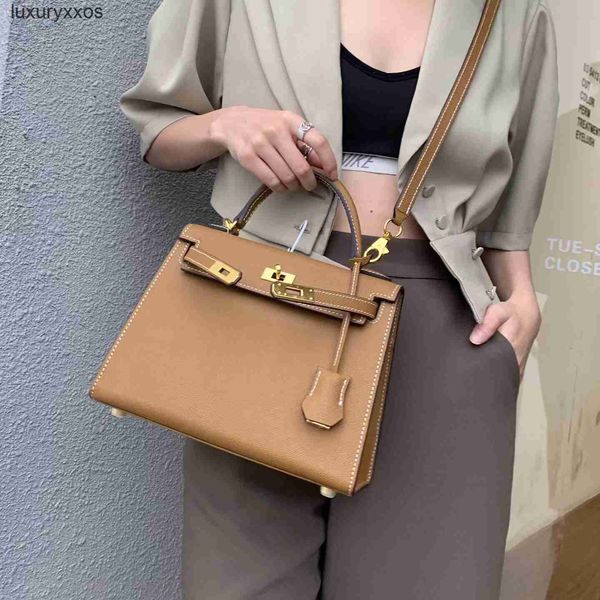 

outdoor kellies women's leather 2023 bag designer palmprint bags second color one shoulder quality crossbody handbag 8ng2