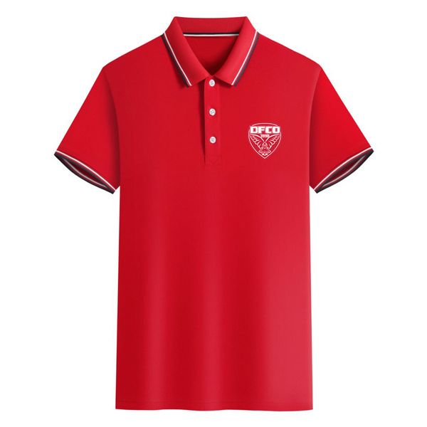 

dijon fco mens polos sports soccer polo shirts men short sleeve football training poloshirts summer fashion casual business asian size s-6x, White;black