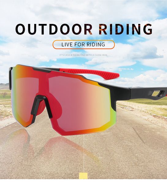 

new fashion eyewear sports sunglasses men's and women's cycling sunglasses colorful sunglasses, White;black