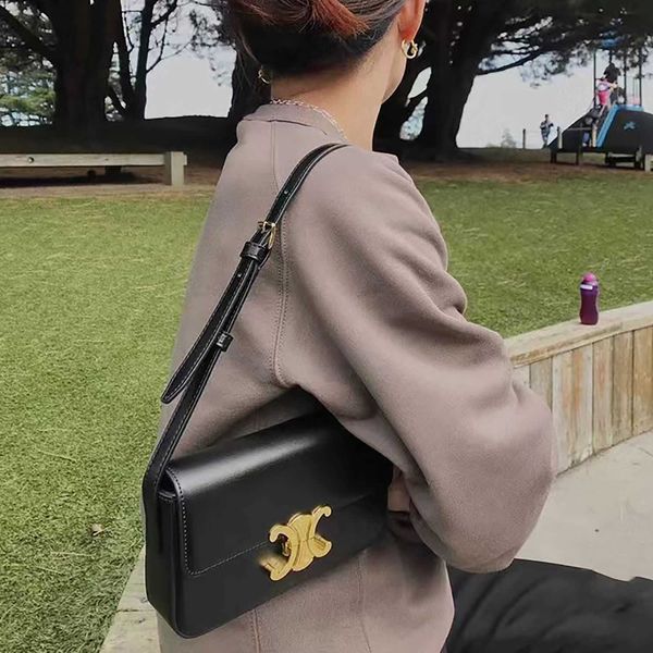 

designer bag leather underarm valentine's day gift commuting shoulder messenger women's