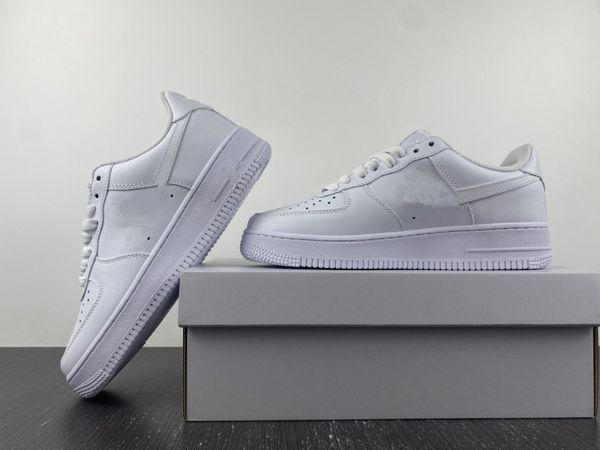 

2023 outdoor 1s 07 low white running shoes men women outlet casual shoe designer sports sneakers whit box