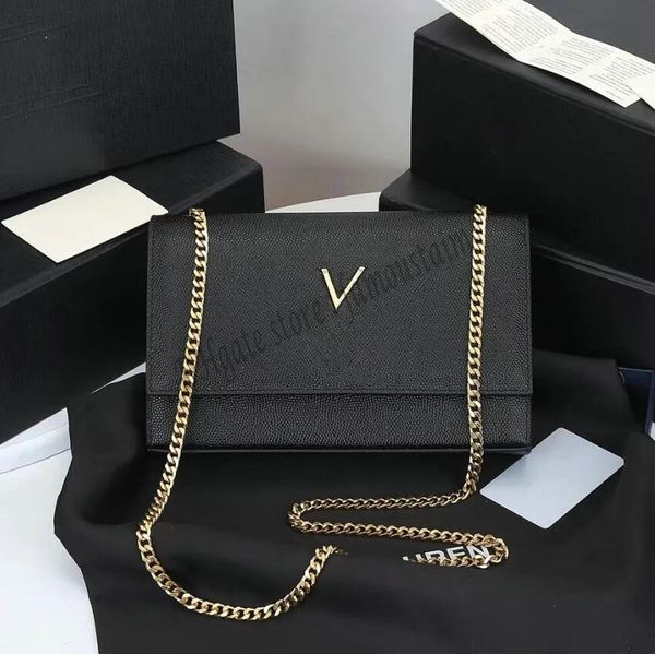 

crossbody designer bags loulou women quilted handbags 2023 fashion luxuries chain cowhide genuine leather shoulder bag purse black messenger