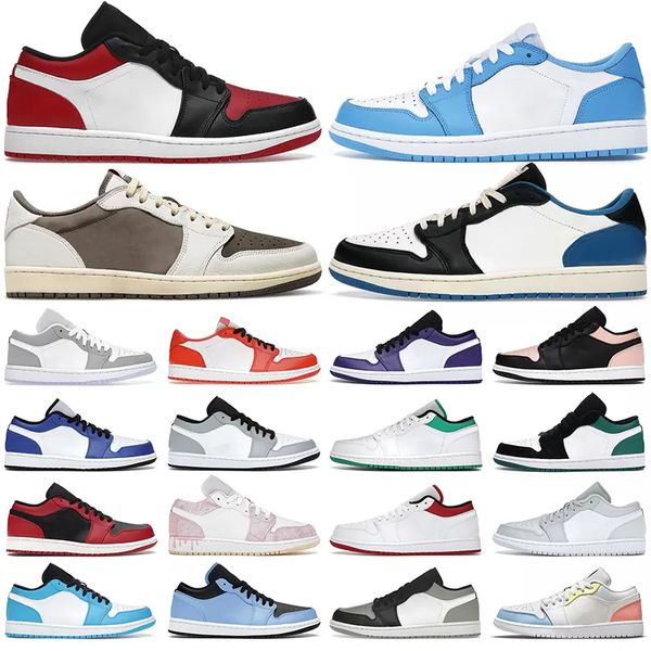 

2023basketball shoes for men women 1 1s reverse mocha bred toe shadow black white shattered backboard starfish lucky green mens trainers spo