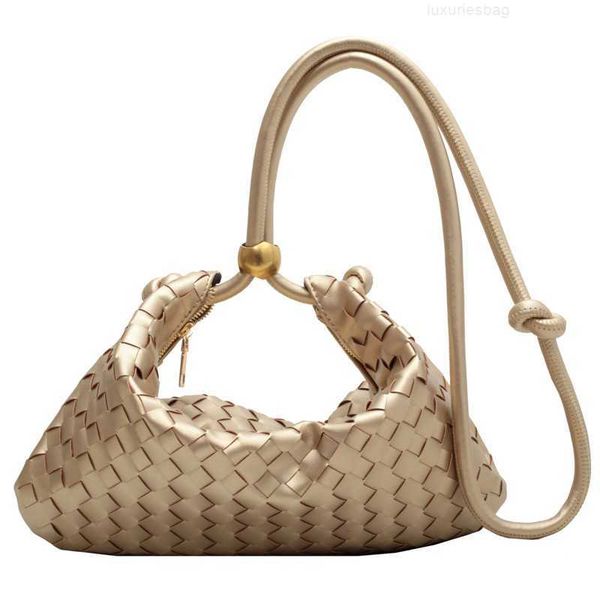 

botega venates jodie mini teen intrecciato pouch summer knitted foreign style dumpling single shoulder small crossbody commuter bag 6rn1