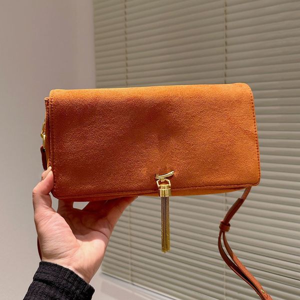 

frosted hobo bags tassel underarm cross body shoulder bag faux suede women handbag purse pouch handbags sell lady wallet fashion letters adj