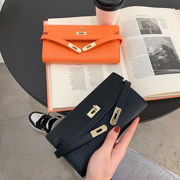 

factory wholesale ladies shoulder bags street trend leather chain bag fashions multi-functional leathers short wallet multi card leatheres f, Red;black