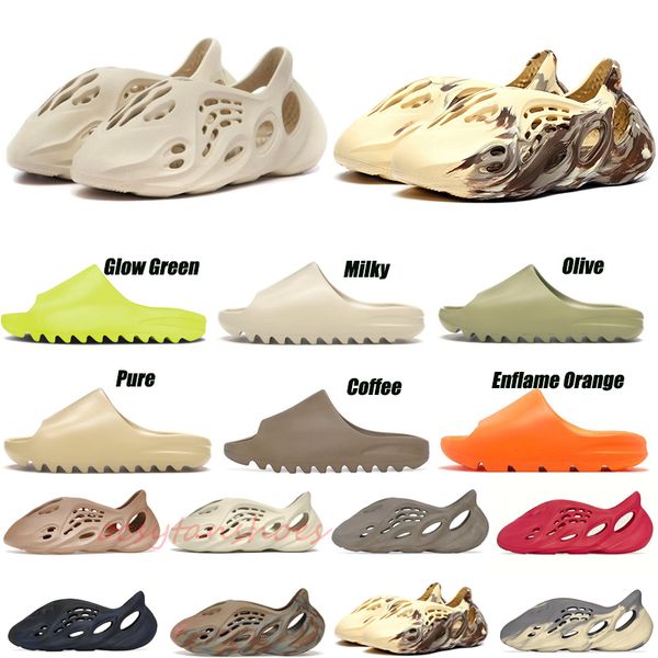 

slippers slide shoes slides mxt moon gray vermilion slippers summer brown flat men women beach foam size 36-47, Black