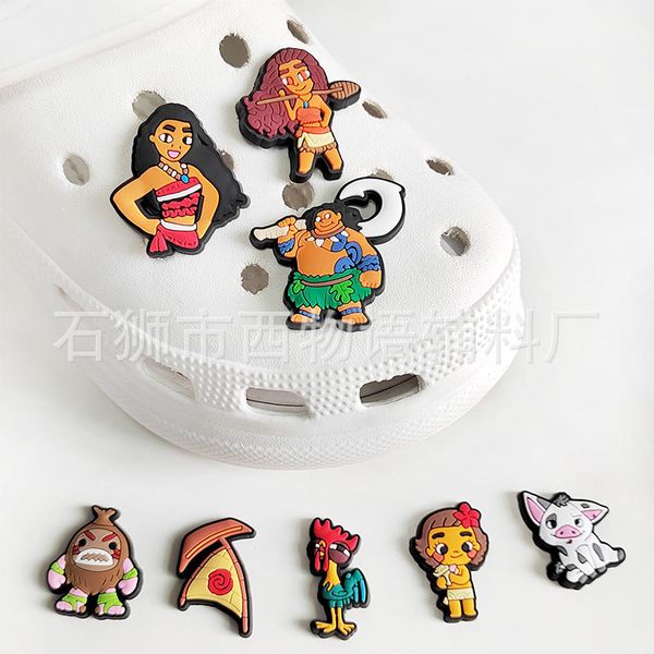 

anime charms wholesale childhood memories ocean adventures funny gift cartoon charms shoe accessories pvc decoration buckle soft rubber clog, Blue