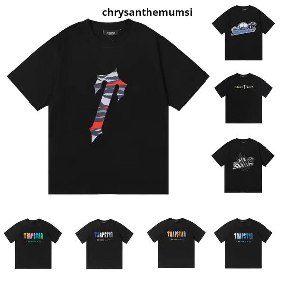 

men's hoodies sweatshirts tracksuits casual embroidered men women hoodie trapstar london shooters hooded tracksuit designer sportswear, Black