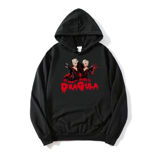 

womens hoodies sweatshirts boulet brothers dragula merch 4 hoodie pullover 2d womenclothes 230323, Black