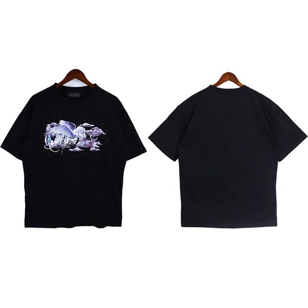 

t-shirt summer printed loose dry short sleeve cotton ix5t, White;black