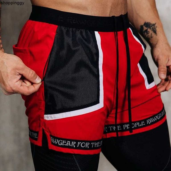 

shorts summer new appliques design man casual gym fitness muscle polyester fast dry breathable patchwork, White;black