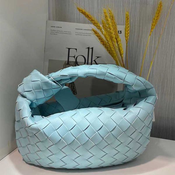 

botega venates jodie mini teen intrecciato pouch woven knotted net red ashigo same mini ox horn single shoulder armpit portable cloud bag da