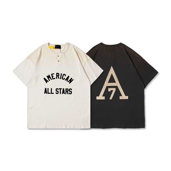 

essentialls t shirt for men women fg sport tshirt main line summer new high street henry neck letter short sleeve tee loose half sleeves, White;black