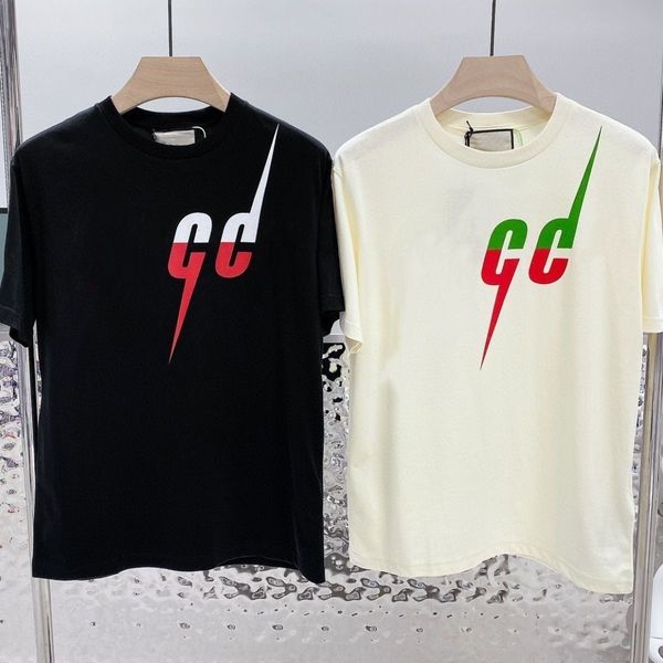 

2023 designer women's t-shirt oversized loose cotton luxury tees letters print summer apparel fashion casual clothing, White