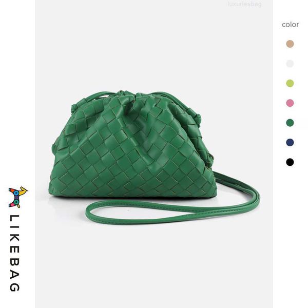 

botega venates jodie mini teen intrecciato pouch fashion women's small crowd design woven cloud netred fashion oneshoulder crossarm dum